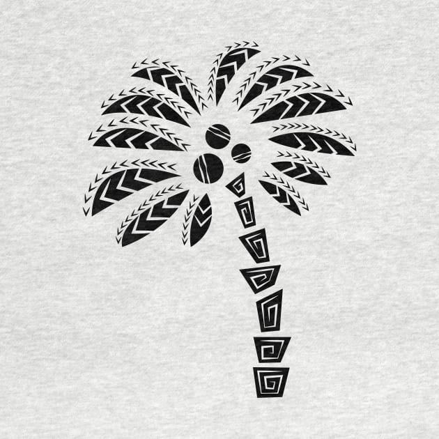 Tropical Palm Tree, Tribal Summer by JDP Designs